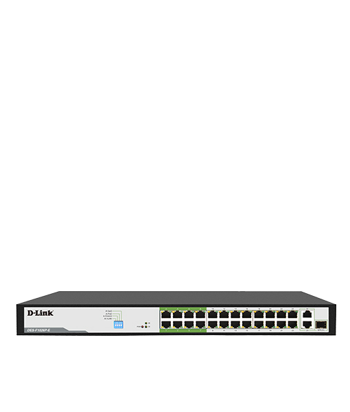 250M 24-Port Fast Ethernet PoE Switch with Gigabit Combo Uplink Port  Singapore
